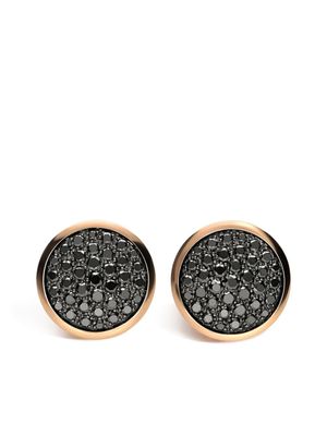 LEO PIZZO puces d'oreilles en or rose 18ct ornées de diamants