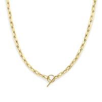 14k Geelgouden Collier 5,5 mm - 45 cm met Kapittelslot
