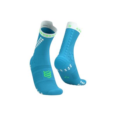 Compressport Pro racing V4 Trail hardloopsokken blauw