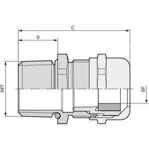 LAPP 53112067 Wartel 1 1/2 Messing Messing 50 stuk(s)