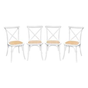 sweeek - Vintage houten bistrostoel (set van 4)