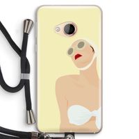 Summer: HTC U Play Transparant Hoesje met koord