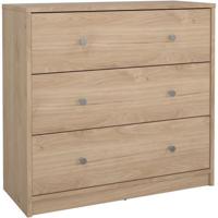 OREGON ladekast 3 laden - Eiken decor - L 72 x D 30 x H 68 cm - TVILUM