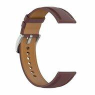 Garmin Forerunner 570 (42mm) / 55 / 245 / 645 - Luxe leren bandje - Donkerbruin