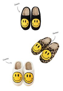 Sloffen Smiley-39/40-panter smiley