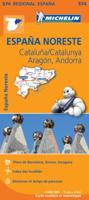Michelin Wegenkaart 574 Spanje Noordoost - Catalunya, Aragón, Andorra (Paperback)