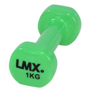 LMX. Vinyl dumbbellset l 1kg l Groen