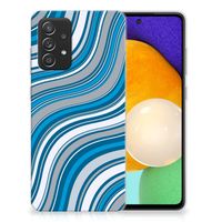 Samsung Galaxy A52 (5G/4G) TPU bumper Waves Blue