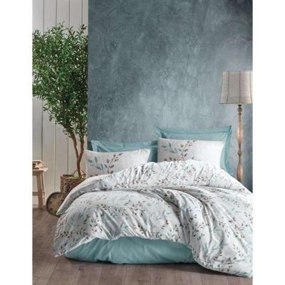 Beddengoedset - 1 dekbedovertrek 220 x 240 cm + 2 kussenslopen 60 x 60 cm - 100% katoen - Mint