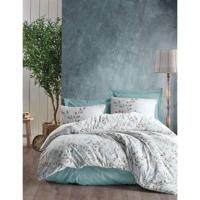 Beddengoedset - 1 dekbedovertrek 220 x 240 cm + 2 kussenslopen 60 x 60 cm - 100% katoen - Mint