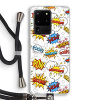 Pow Smack: Samsung Galaxy S20 Ultra Transparant Hoesje met koord