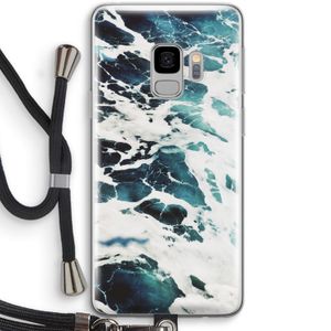 Golven: Samsung Galaxy S9 Transparant Hoesje met koord
