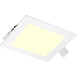 LED Downlight Slim Pro - Aigi Suno - Inbouw Vierkant 6W - Warm Wit 3000K - Mat Wit - Kunststof