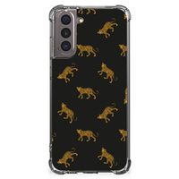 Case Anti-shock voor Samsung Galaxy S21 Leopards - thumbnail