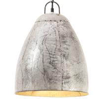 VidaXL Hanglamp industrieel rond 25 w e27 32 cm zilverkleurig