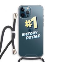 Victory Royale: iPhone 12 Pro Transparant Hoesje met koord