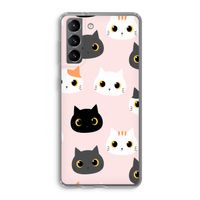 Katten: Samsung Galaxy S21 Transparant Hoesje