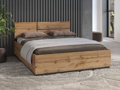 Bed CROSSAIR 160x200 cm wotan eik met opbergruimte