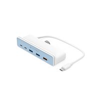 HYPER HD34A6 interface hub USB 3.2 Gen 1 (3.1 Gen 1) Type-A 5 Mbit/s Wit - thumbnail