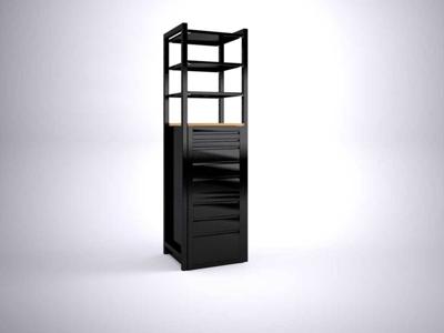 XLC Grs kast werkplaats 600 zw ral9005 *op best*