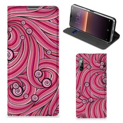 Sony Xperia L4 | Bookcase | Swirl Pink