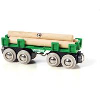 Brio 33696002 Goederenwagen met hout - thumbnail