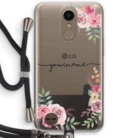 Rozen: LG K10 (2017) Transparant Hoesje met koord Rozen: LG K10 (2017) Transparant Hoesje met koord
