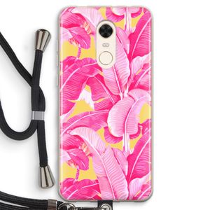 Pink Banana: Xiaomi Redmi 5 Transparant Hoesje met koord
