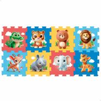 Puzzel Colorbaby 120 x 60 cm Multicolour dieren 8 Onderdelen