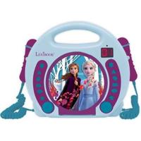LEXIBOOK - DE KONINGIN VAN SNEEUW - CD-speler Karaoke Kid met 2 microfoons