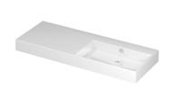 Wastafel INK Unlimited 1200x450x110 mm Glans wit 0202201