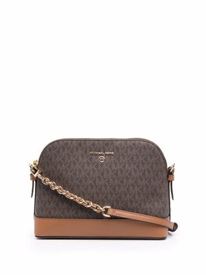 Michael Kors grand sac à bandoulière Dome - Marron