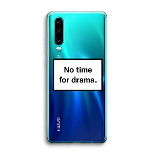 No drama: Huawei P30 Transparant Hoesje