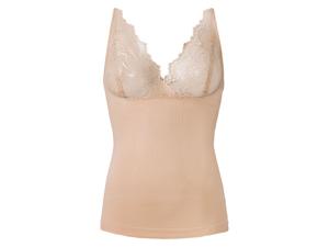 esmara Corrigerend dames hemd (S (36/38), smalle bandjes/beige)