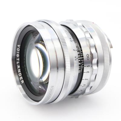 Voigtlander Nokton 50mm f/1.5 Aspherical VM zilver occasion