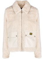 Barbour International veste en peau lainée artificielle à patch logo - Tons neutres