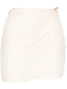 OpéraSPORT jupe portefeuille à taille haute - Blanc