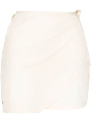 OpéraSPORT jupe portefeuille à taille haute - Blanc