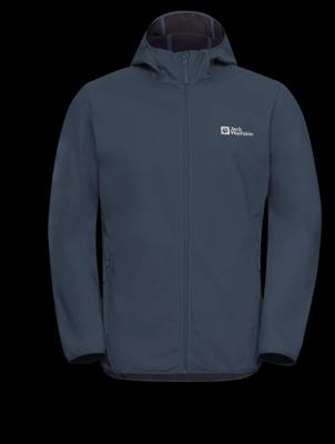 Jack wolfskin Bornberg Hoody Softshell Jas Heren Midnight Sky M