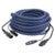 DAP FP12 IEC & XLR male - IEC & XLR female 3 meter blauw