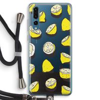 When Life Gives You Lemons...: Huawei P20 Pro Transparant Hoesje met koord