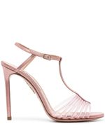 Aquazzura sandales Amore Mio Crystal 105 mm - Rose - thumbnail