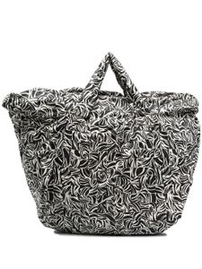 10 CORSO COMO grand sac cabas imprimé - Noir