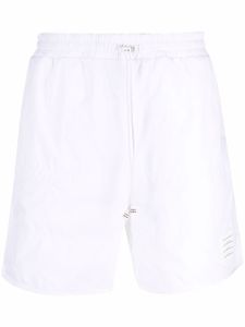 Thom Browne short de sport en tissu anti-déchirure - Blanc