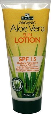Optima Aloe pura sunprotect F15 aloe vera organic (200 ml)