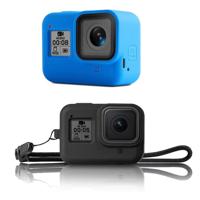 Wesport Sleeve + Lanyard voor GoPro hero 8 Zwart Bulk