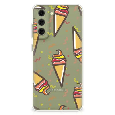 Samsung Galaxy S21FE | Siliconen Case | Icecream