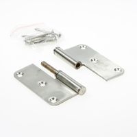 Paumelle vl rvs rh rs 89x89x2.5 12mm knoop Paumelle vl rvs rh rs 89x89x2.5 12mm knoop