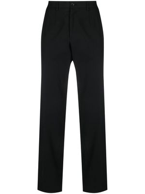 Dolce & Gabbana pantalon de costume à logo - Noir