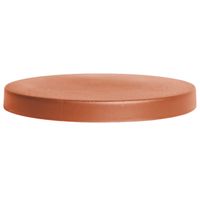 Planten trolley/multiroller rond terracotta kunststof 40 cm - thumbnail